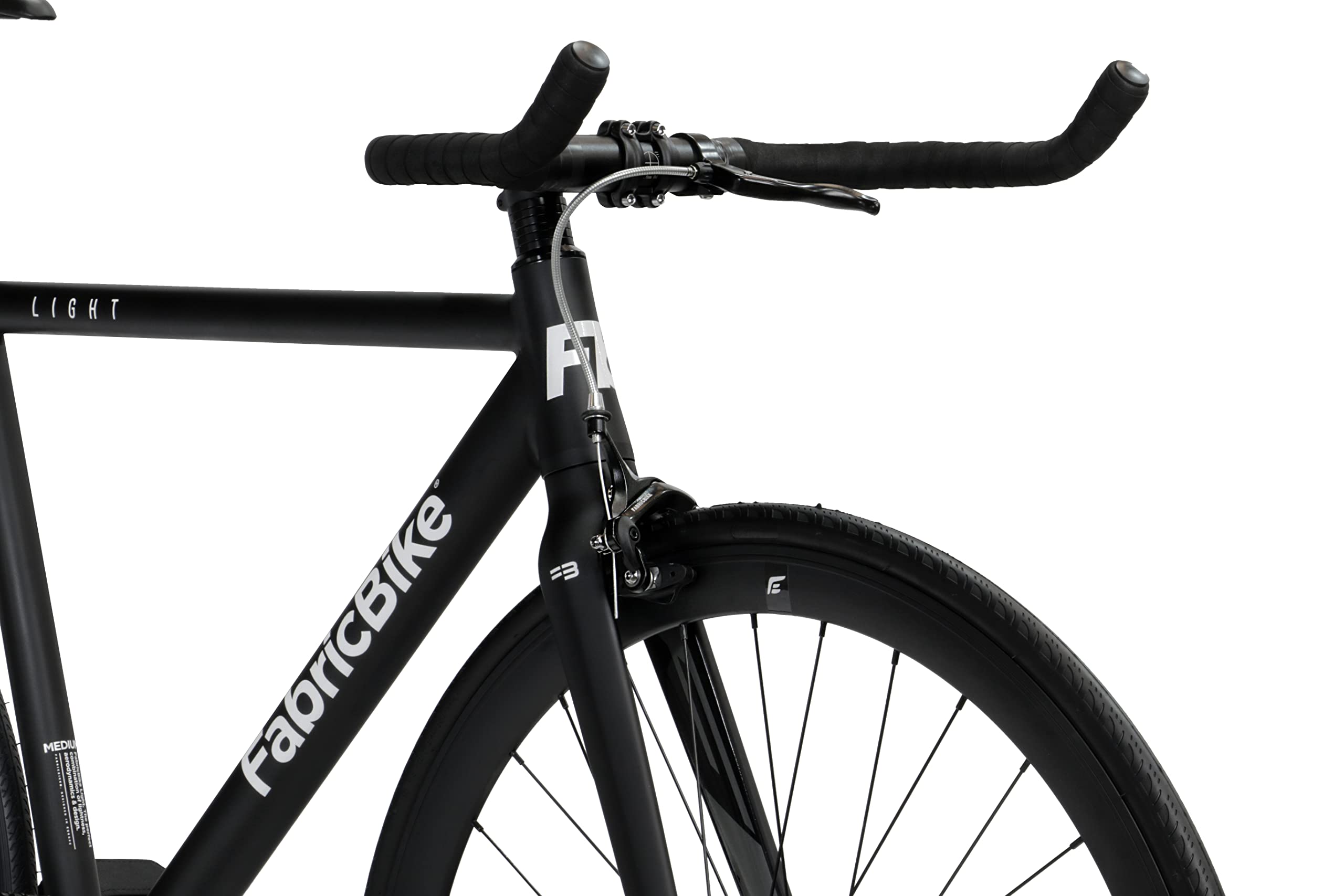 FabricBike Light - Vélo Fixed, Fixie, Single Speed, Cadre et Fourche Aluminium, Roues 28", 4 Couleurs, 3 Tailles, Environ 9,45 kg