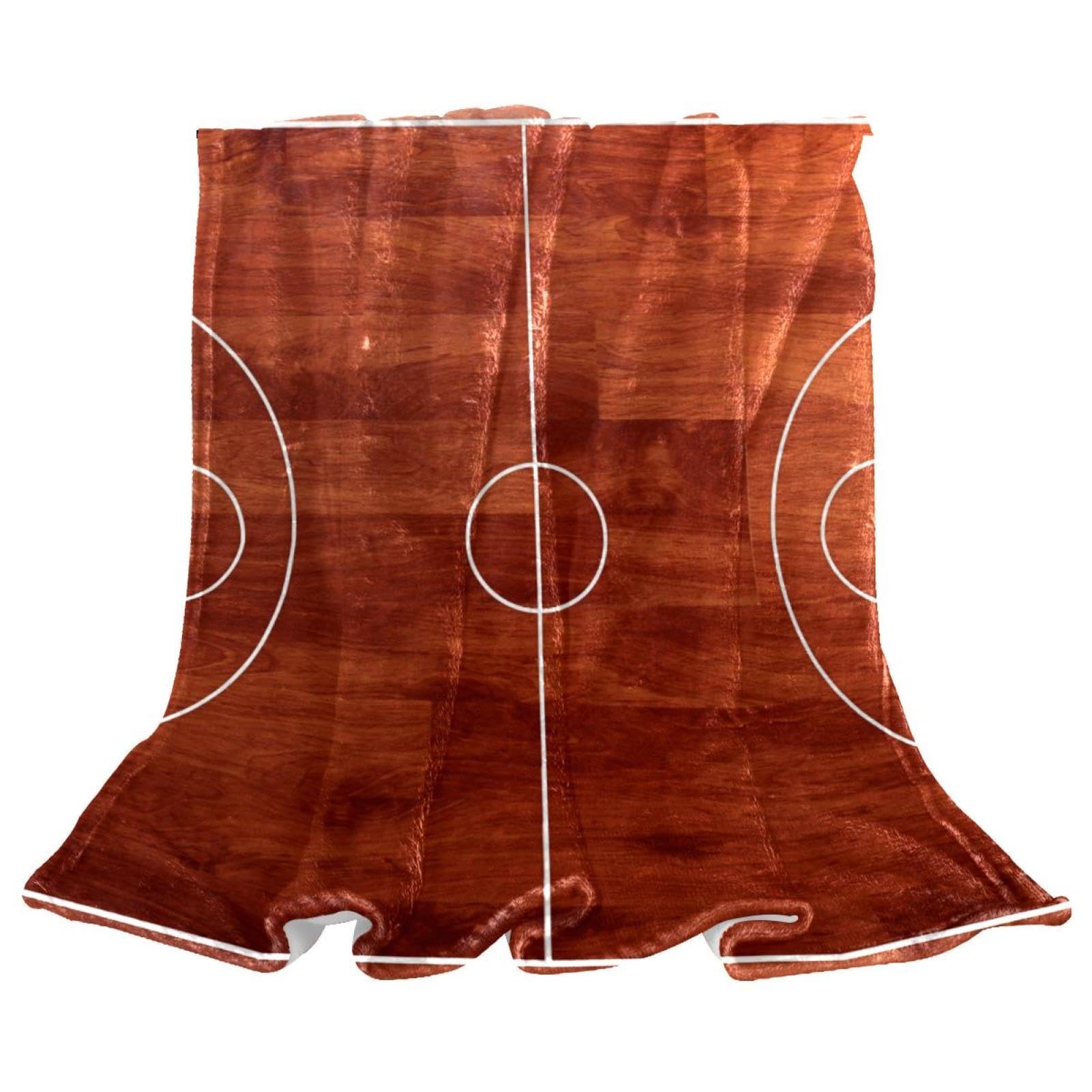 Couverture Polaire Basket-Ball Plaid Lit Canapé Chaude Douce 150×200cm