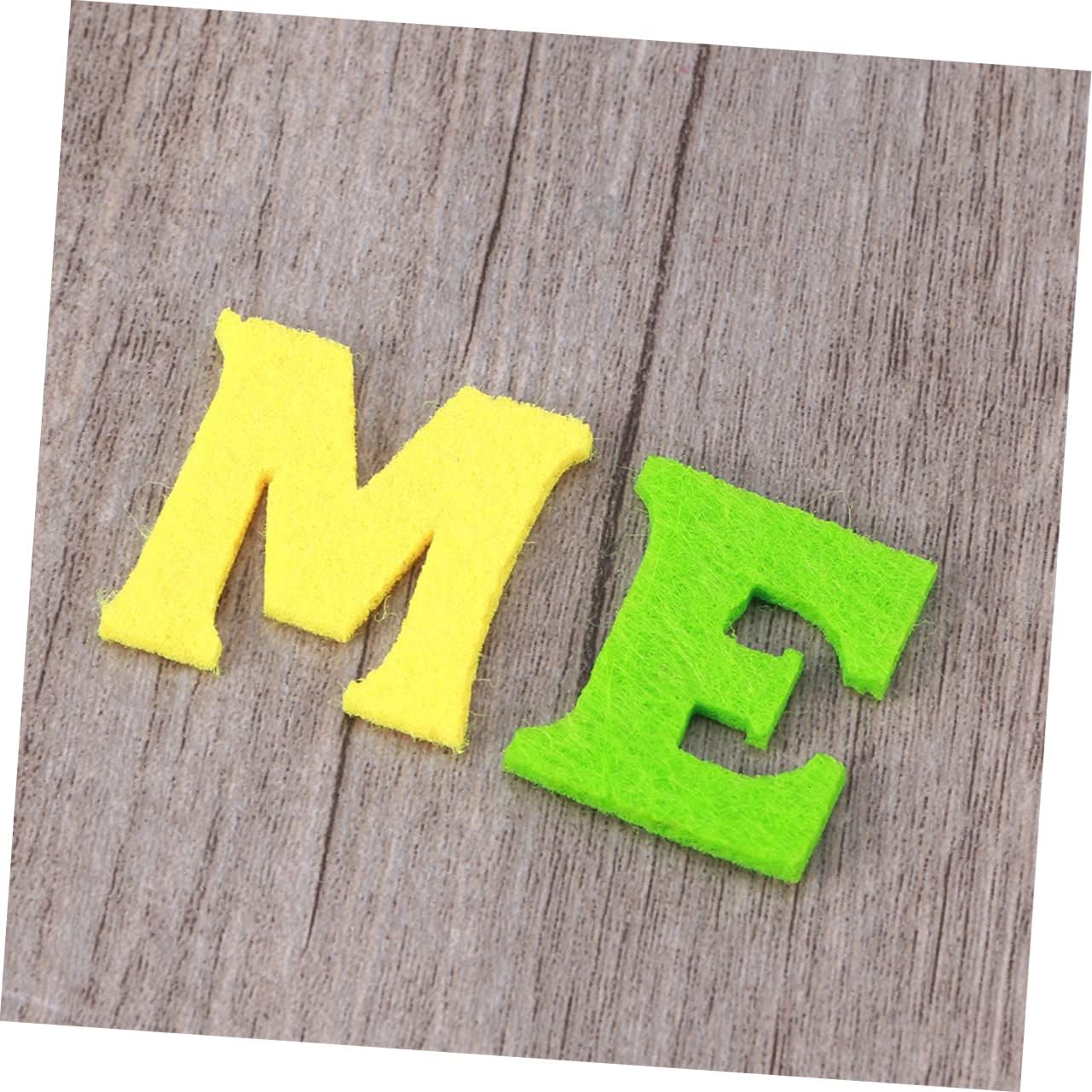ORFOFE 50pcs Felt Alphabet Letters for Boy Girl Craft Non-Woven Fabric ABCs Mixed Colors for Educational Play Scrapbooking and Creative Projects
