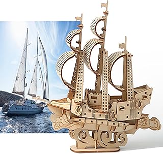 Comprar WDEC Puzzle 3D Madera Maquetas para Construir Adultos, Kits de Modelos de Bricolaje para Jóvenes y Adultos, Regalos Ideales para Navidad y año Nuevo, Decoración Magnífica(Velero)