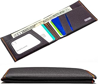 SlimFoldMICRO Minimalist Front Pocket Vegan Slim Wallets for Men (RFID Blocking)