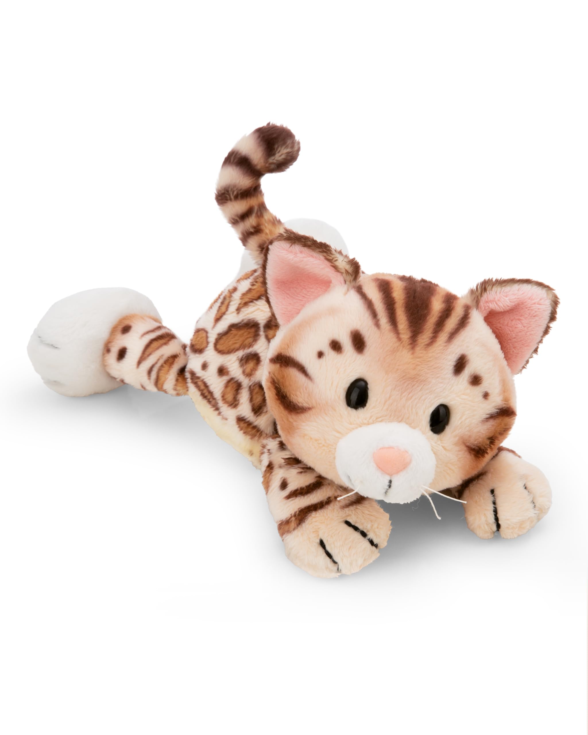 NICI cuddly toy cat Bengal 20cm - brown - soft cuddly toy - cute stuffed animal to cuddle & play with - great gift idea for children & adults - 62191