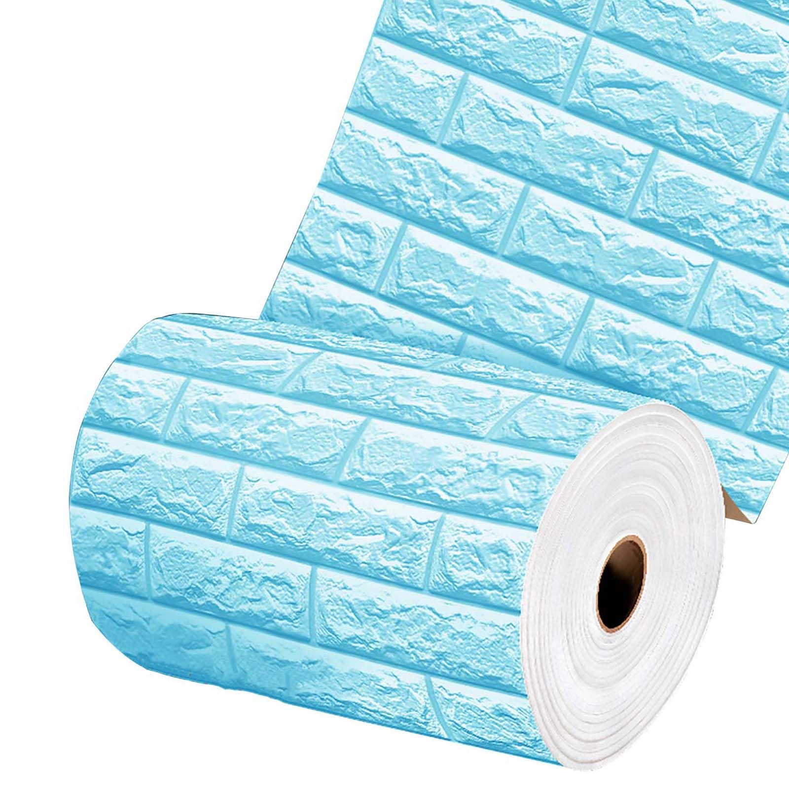 Papier peint imitation brique 3D autocollant pour masquer les défauts des murs