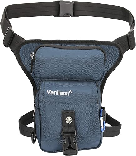 Bolsa de muslo, bolsa de pierna, cangurera táctica Vanlison Bolsa de senderismo Bolsa de pierna