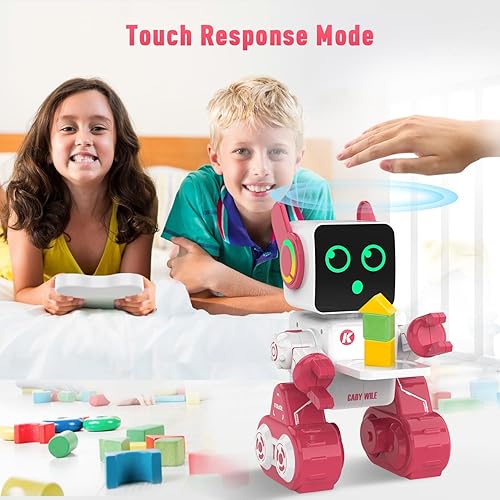 Miniatura 3 de Robot de juguete para niños, control remoto y aplicación, robot RC de programación inteligente, adecuado para niños y más para música, bailar,