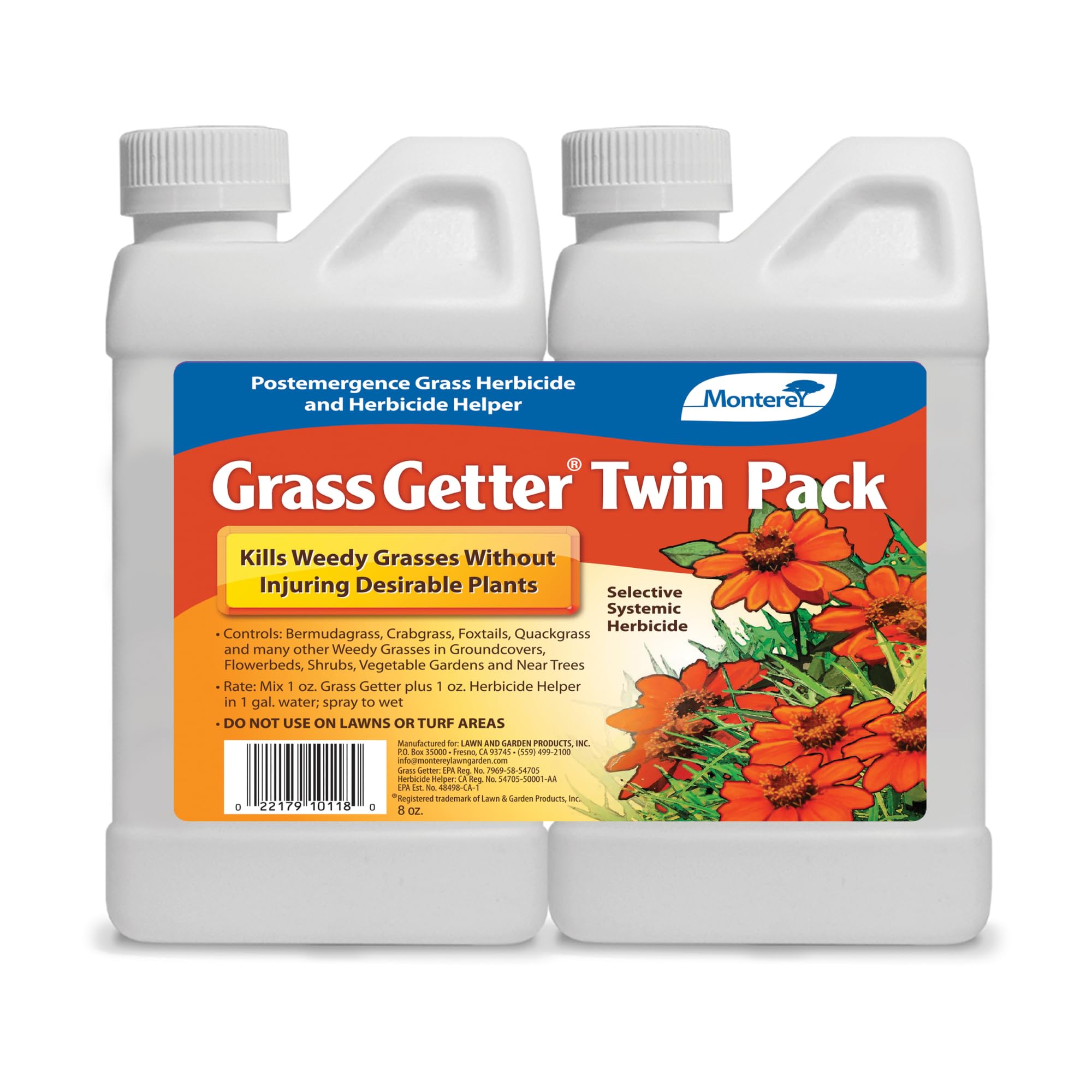 Monterey Grass Getter & Herbicide Helper Combo Pack, 8 Ounces Each