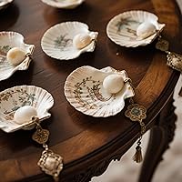 Vista 5 de 30 conchas grandes de vieira natural, conchas marinas blancas de 2 a 3 pulgadas, para manualidades, pintura, fiestas temáticas oceánicas