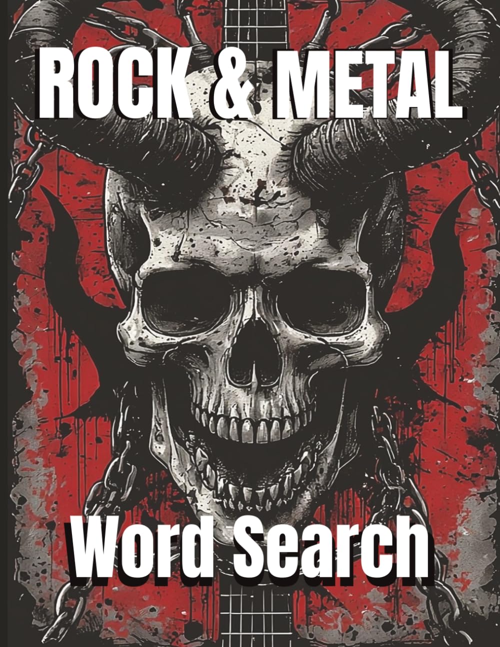 Rock & Metal Word Search: 80 Puzzles for Hard Rock and Heavy Metal Fans, Music Activity Book for Adults and Teens