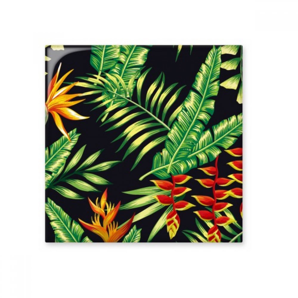 Plante brillant carreaux de céramique tropicale pour artisanat de cuisine