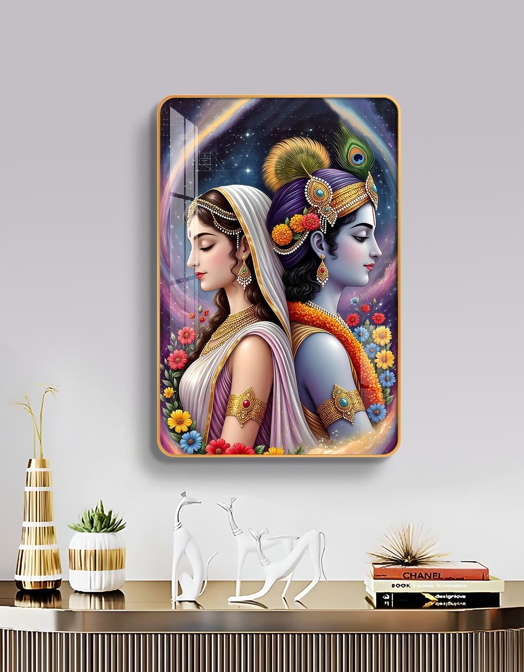 Krishna Wood Wall Art Painting - Buy Online -3 Krishna Wood Wall Art Painting - Buy Online -3