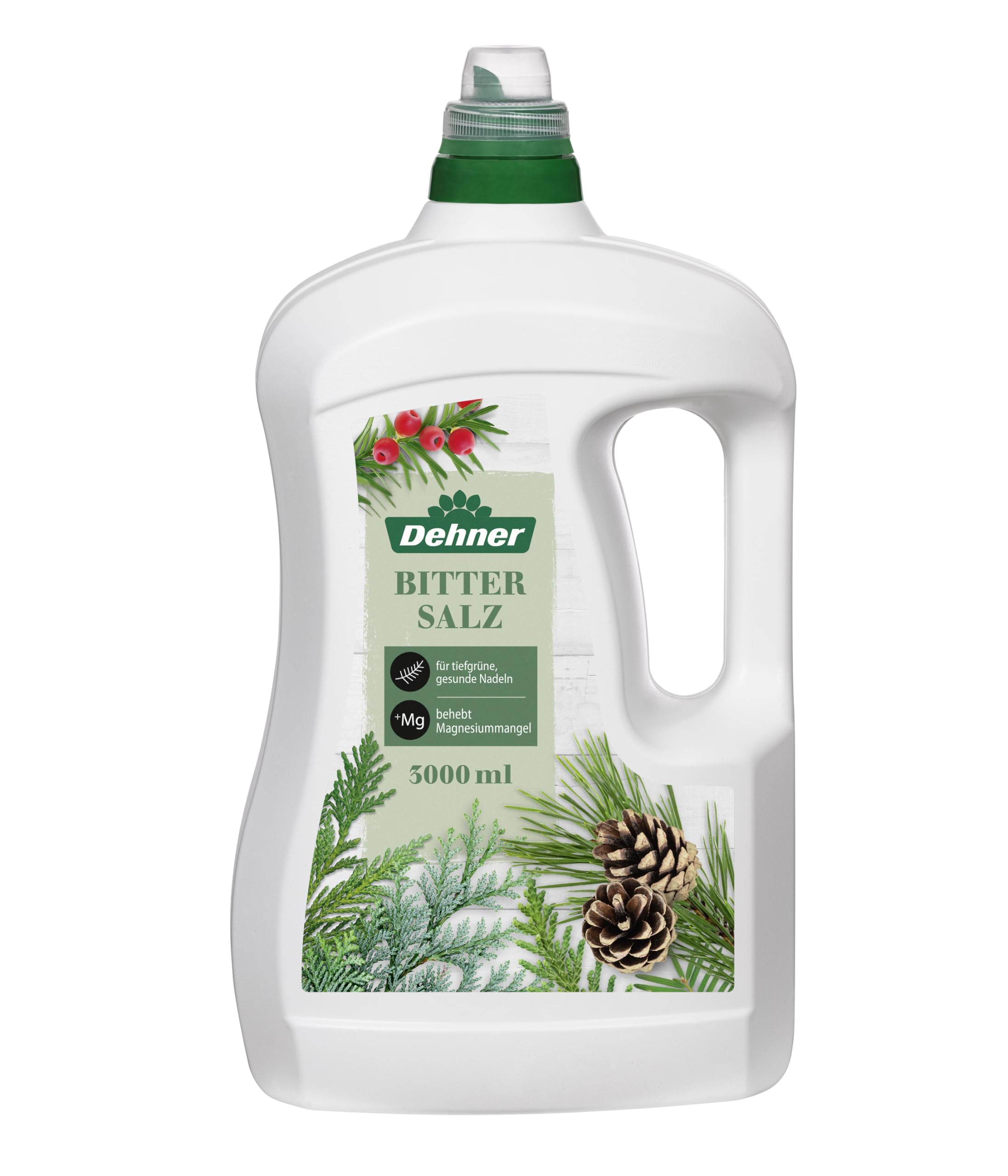 Dehner Bittersalz, Spezialdnger, hochwertiger Flssigdnger, Dnger fr  Thujen / Nadelgehlze, Magnesiumsulfat, mit Sofortwirkung, 3l, fr ca. 180  l, bunt : Amazon.de: Garten