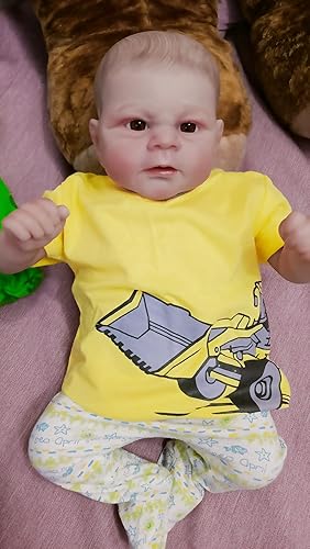 Miniatura 3 de Muñecas realistas de bebé recién nacido de 18 pulgadas, muñecas realistas de bebé recién nacido, de silicona suave, los mejores juguetes para niñas