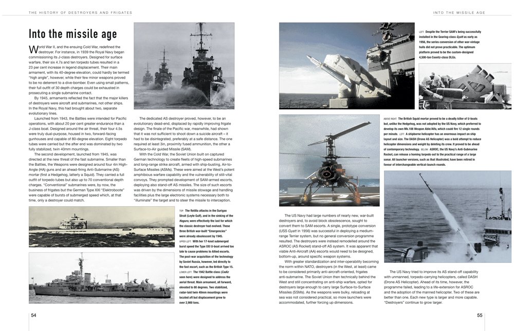 The World Encyclopedia of Destroyers, Frigates & Submarines: A History of Destroyers, Frigates and Underwater Vessels from around the world, including ... of over 380 warships and submarines