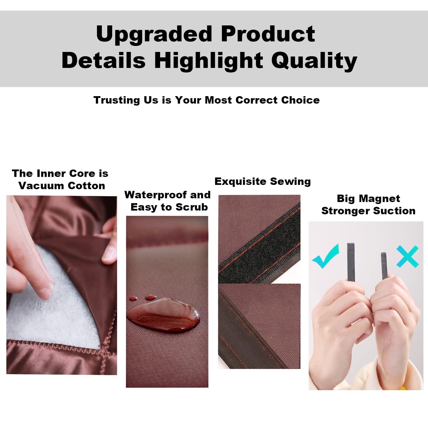 Magnetic Thermal Insulated Door Curtain, Wind, Cold and noise proof, Pet Friendly, Suitable for air-conditioned Rooms - Image 4