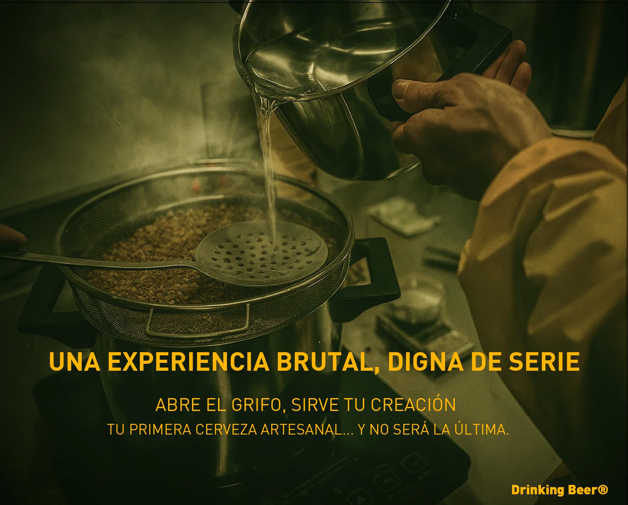 Kit de Cerveza Artesanal para Hacer en Casa – Experiencia de Elaboración de Cerveza – Barril de 5 Litros – Idea de Regalo para Amantes de la Cerveza (Experiencia Completa – Elaboración paso a paso)