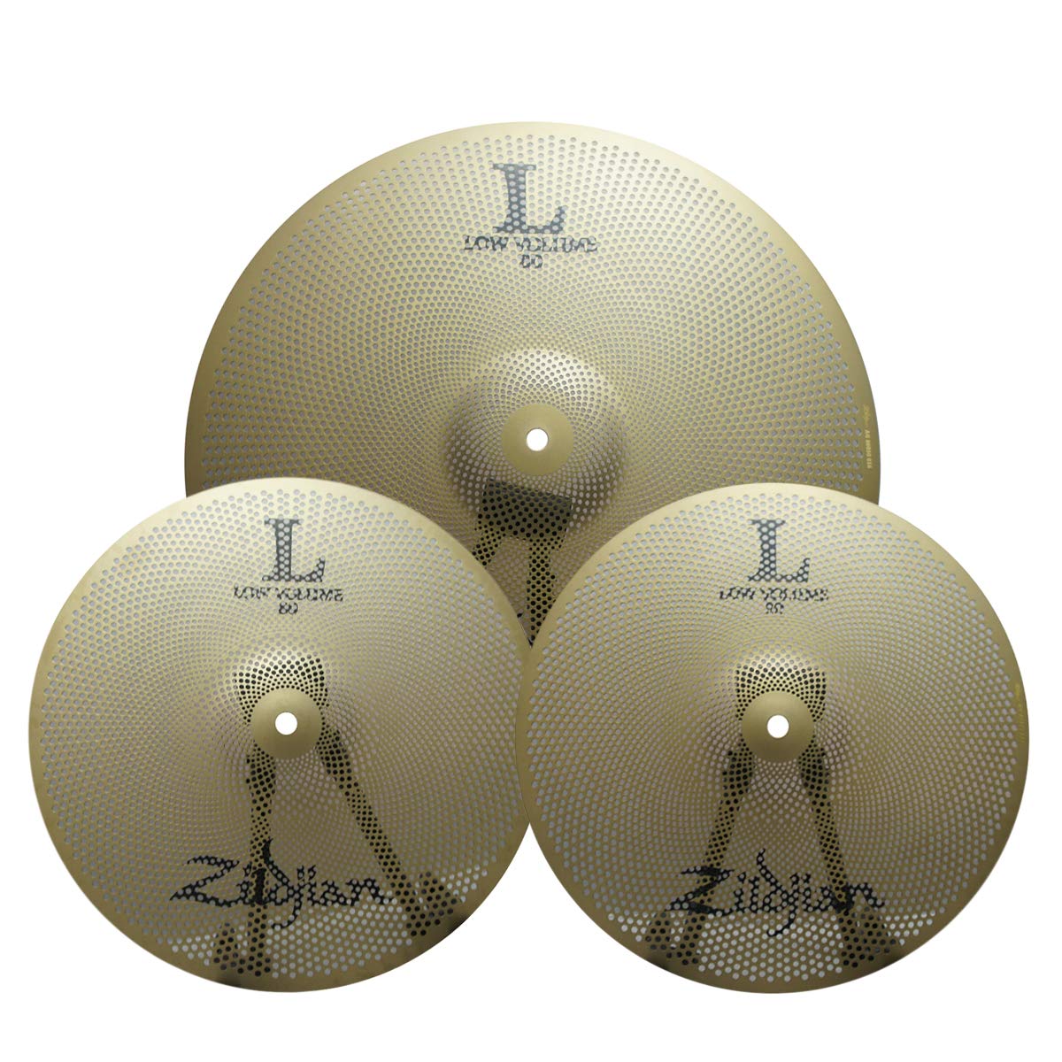 Amazon.com: Zildjian ZILD16-LV38 L80 Series Low Volume Cymbal Set 