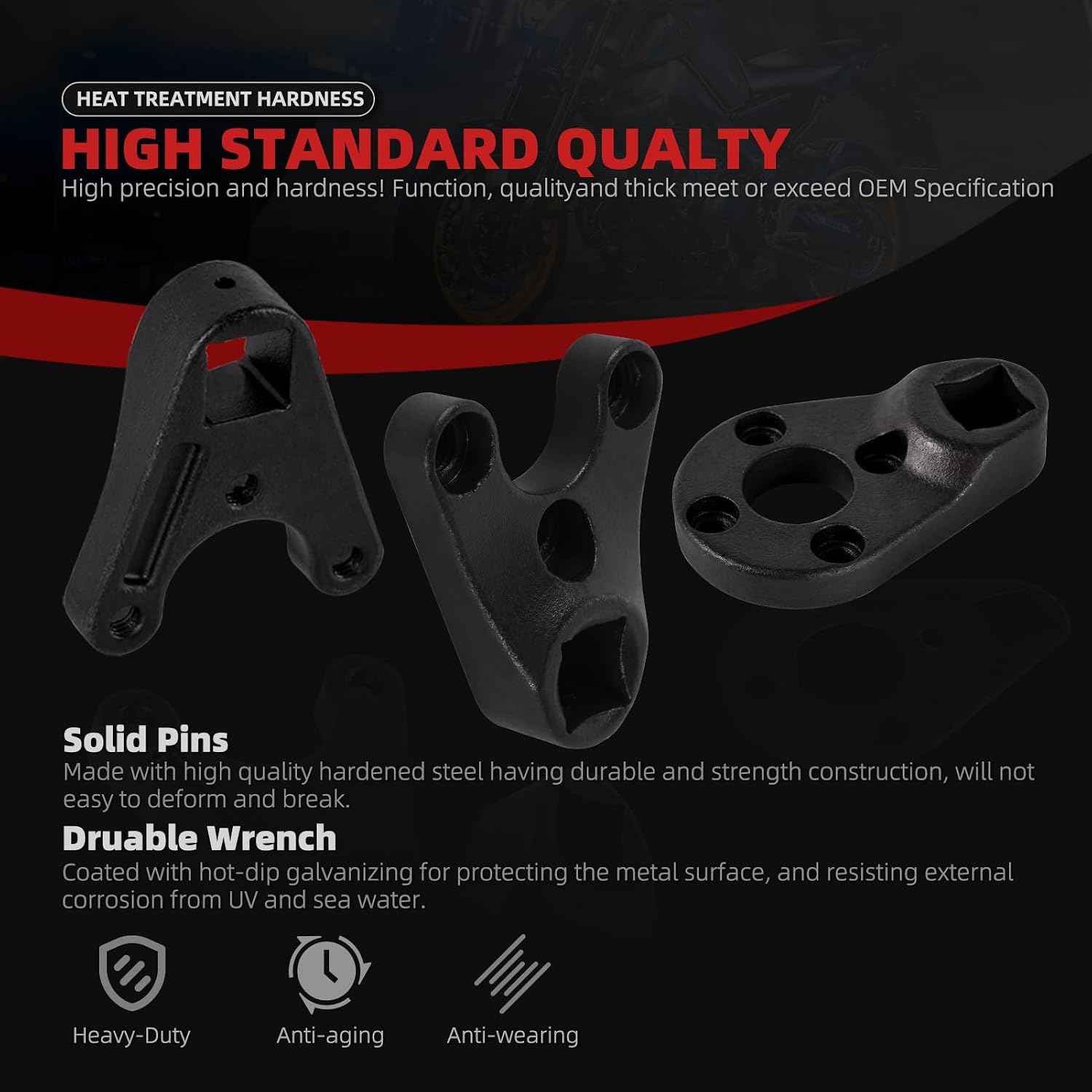 Outboard Trim Tilt Pin Wrench Tools Set MT0004 & MT0006 & MT0009 for Yamaha Suzuki Johnson Evinrude