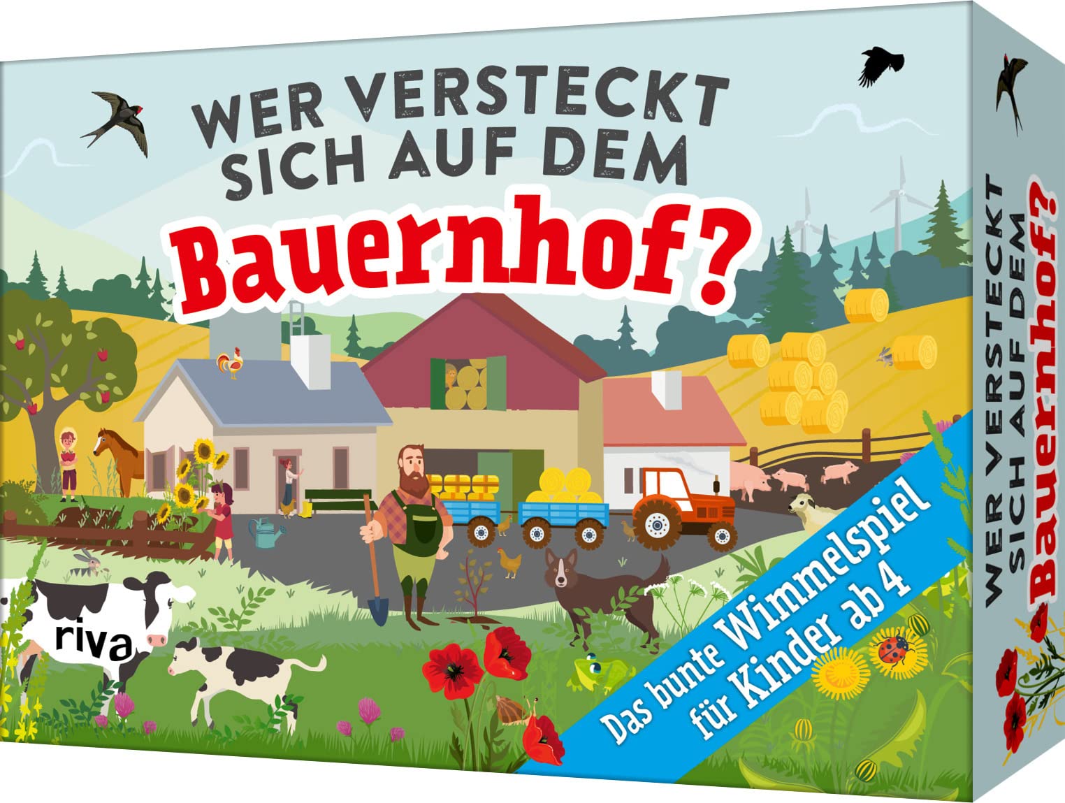 Wer versteckt sich auf dem Bauernhof?: Das bunte Wimmelspiel für Kinder ab 4 | Die perfekte Beschäftigung für zuhause und unterwegs