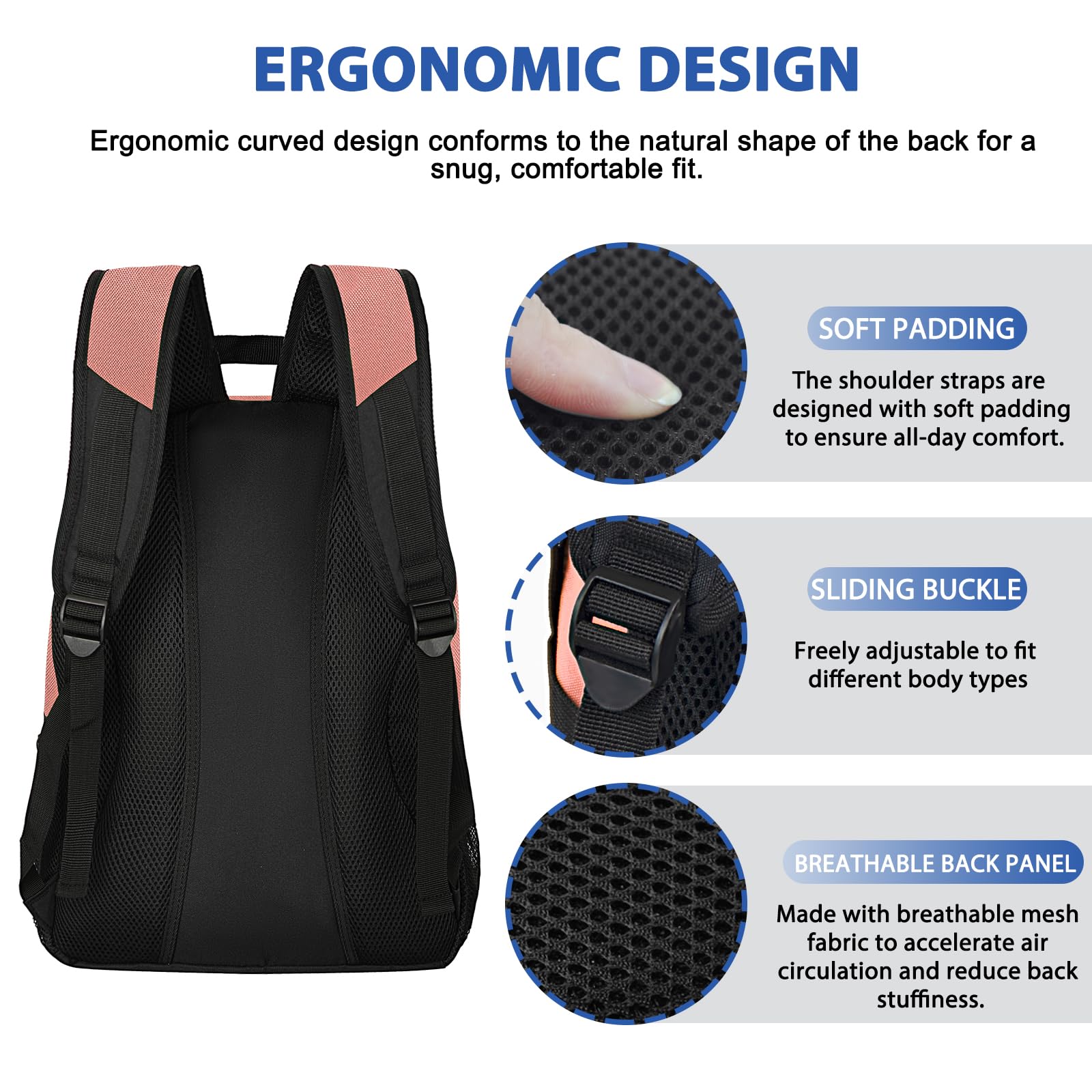 LARIPOP Fußball-Rucksack, Fußballtasche mit Ballhalter und Schuhfach, Sportausrüstung, Trainingstasche für Basketball