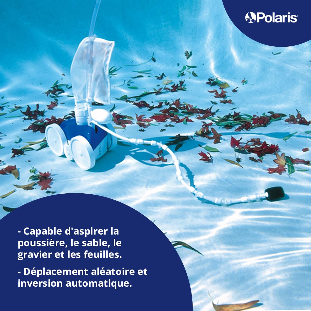 Polaris 280 Robot de Piscine à Pression - Collecte Efficace des débris - Facile à Utiliser et à Nettoyer - Garantie 2 Ans
