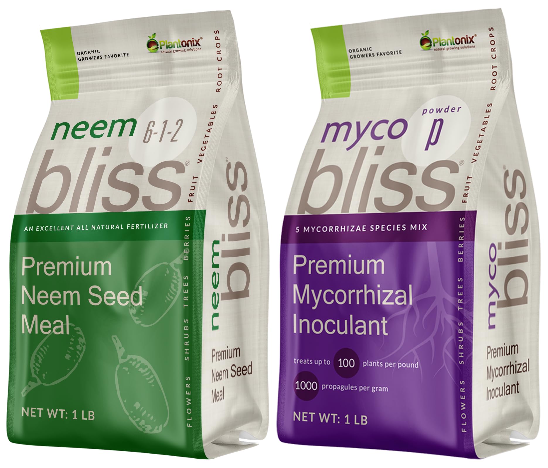 Amazon.com : Neem Bliss (1lb) + Myco Bliss Powder (1lb) - Organic