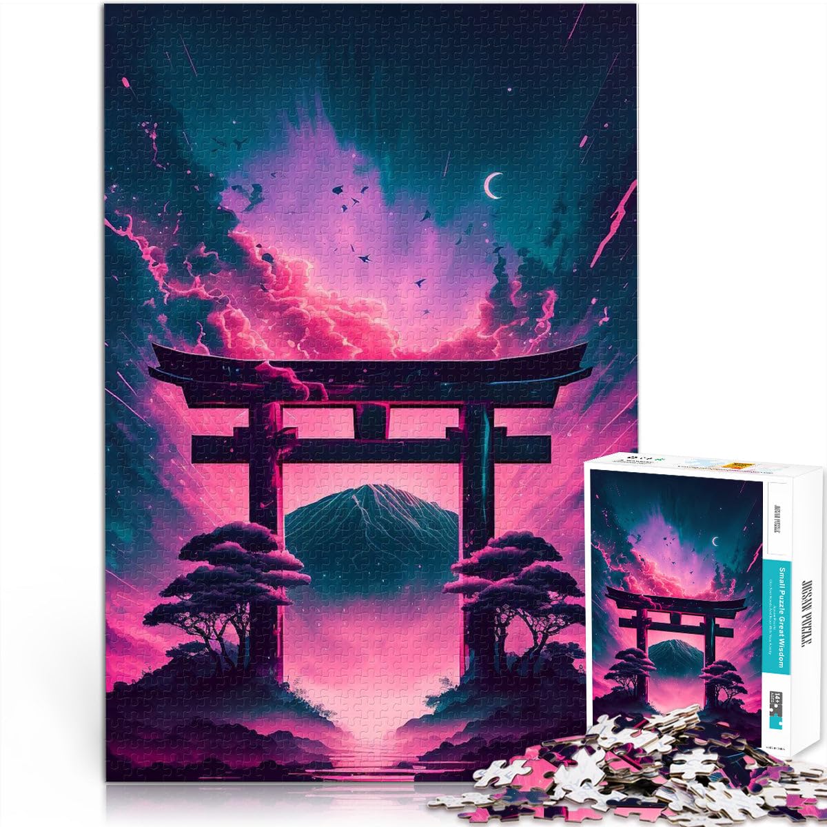 Puzzles 2000 piezas para adultos Astral Gate Juguetes educativos de aprendizaje 27.56 pulgadas x 39.37 pulgadas para regalo a toda la familia