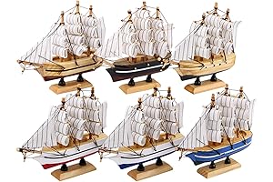 Dedood Wooden Mini Sailboat Model DND Boat