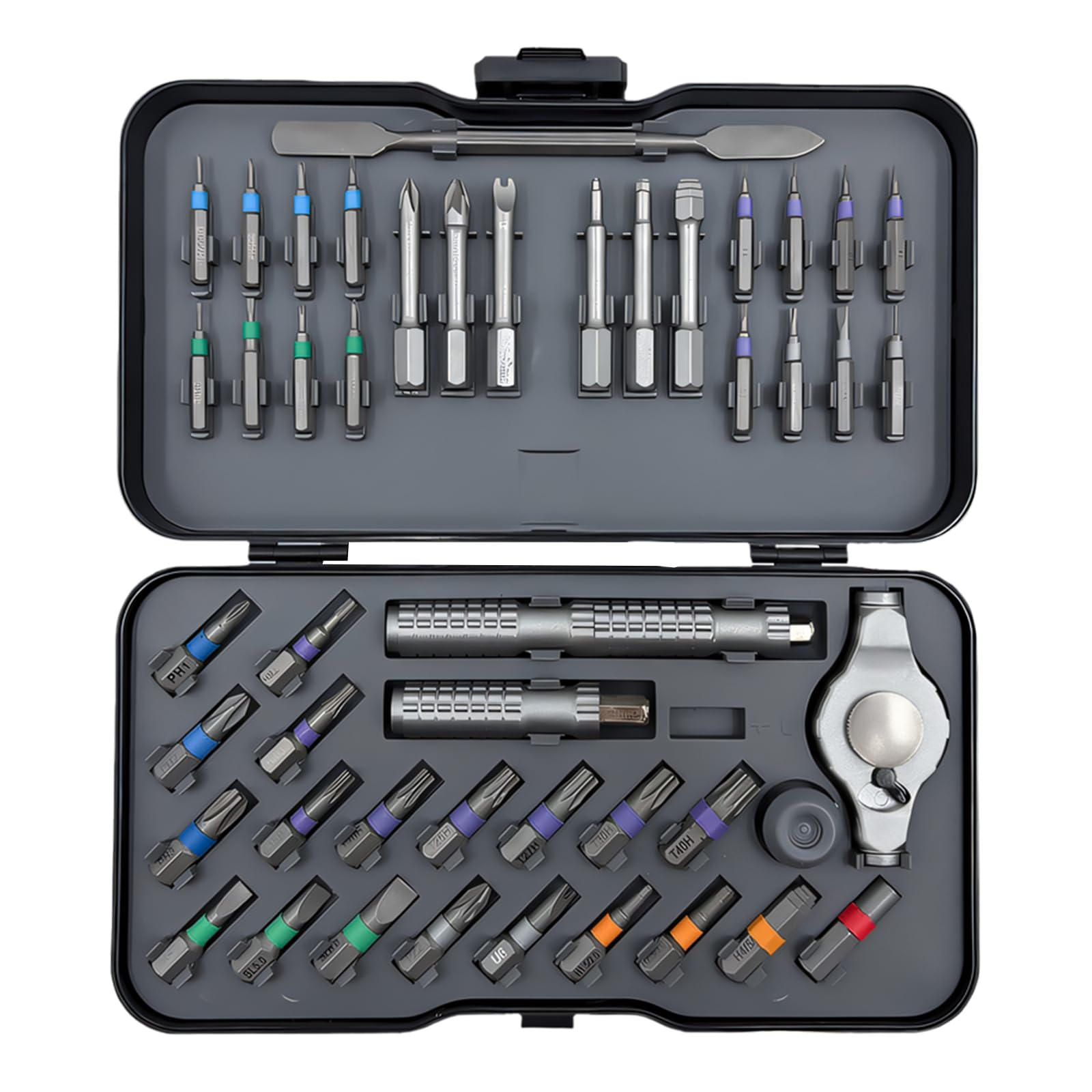 Pxzh Multifunctional 47 In 1 Screwdriver Set With Steel Shafts And Ergonomic Handle For Accuracy Work Ergonomic Tool Set