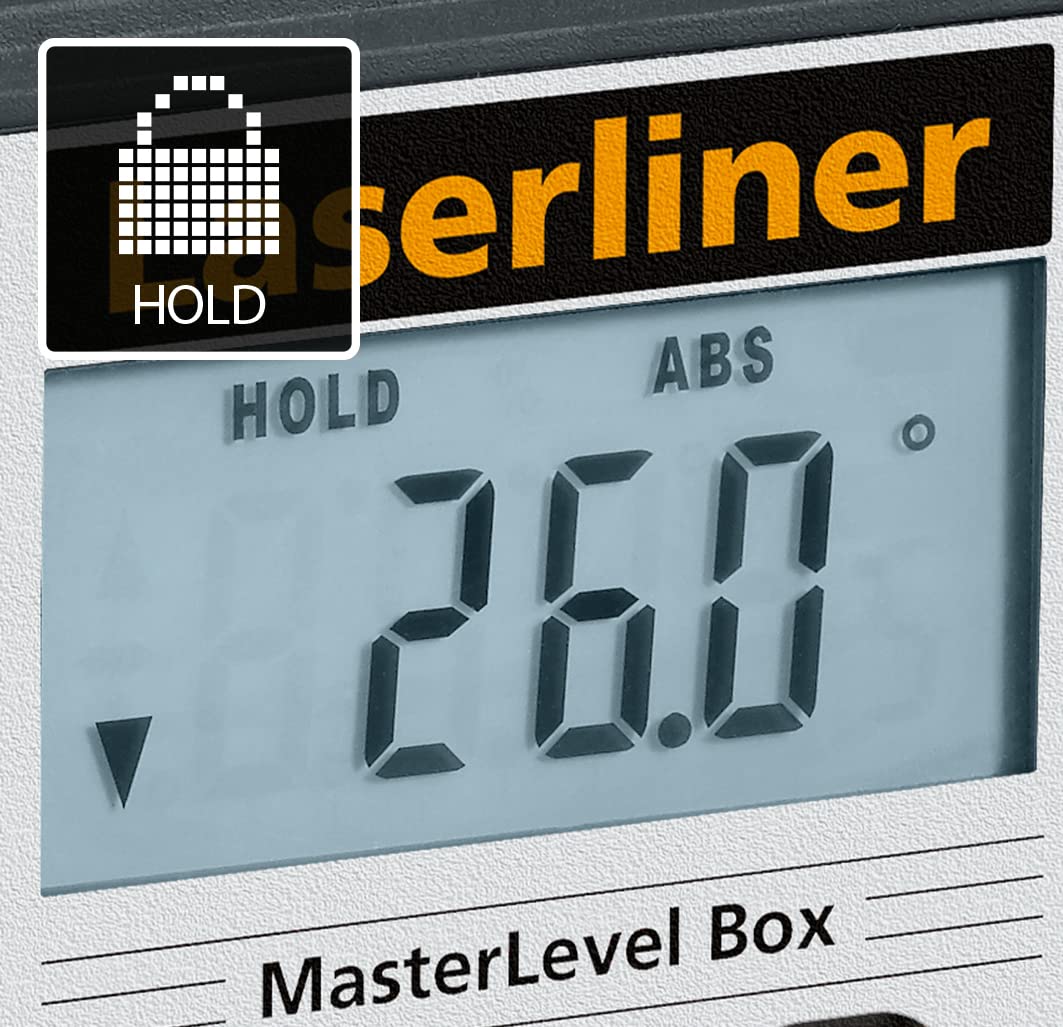 Laserliner 081.260A Wasserwaage, Schwarz, Grau, LCD, Kunststoff, AAA, 1,5 V