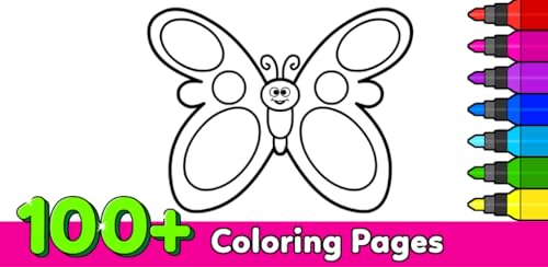Dino Coloring Pages - Coloring Games for Kids, Drawing & Color Book