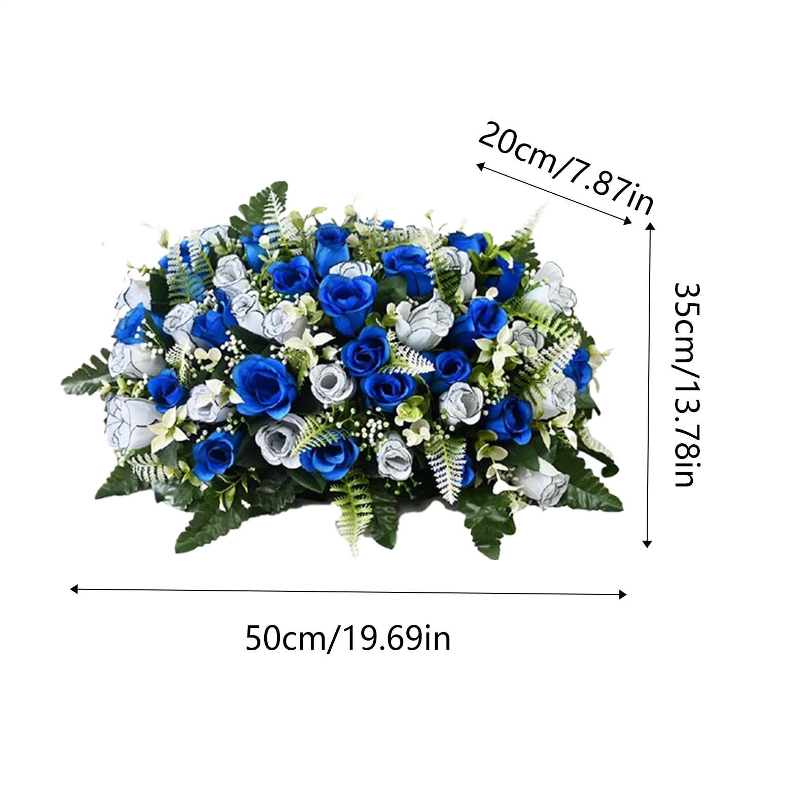 Générique Fleurs artificielles pour cimetière Roses artificielles mémorial