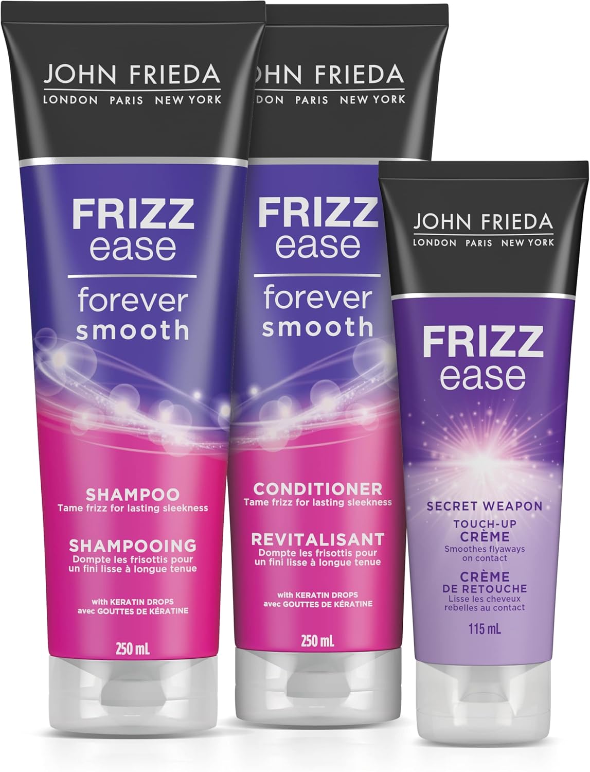 John Frieda frizz Ease Forever Smooth Shampoo and Conditioner & John