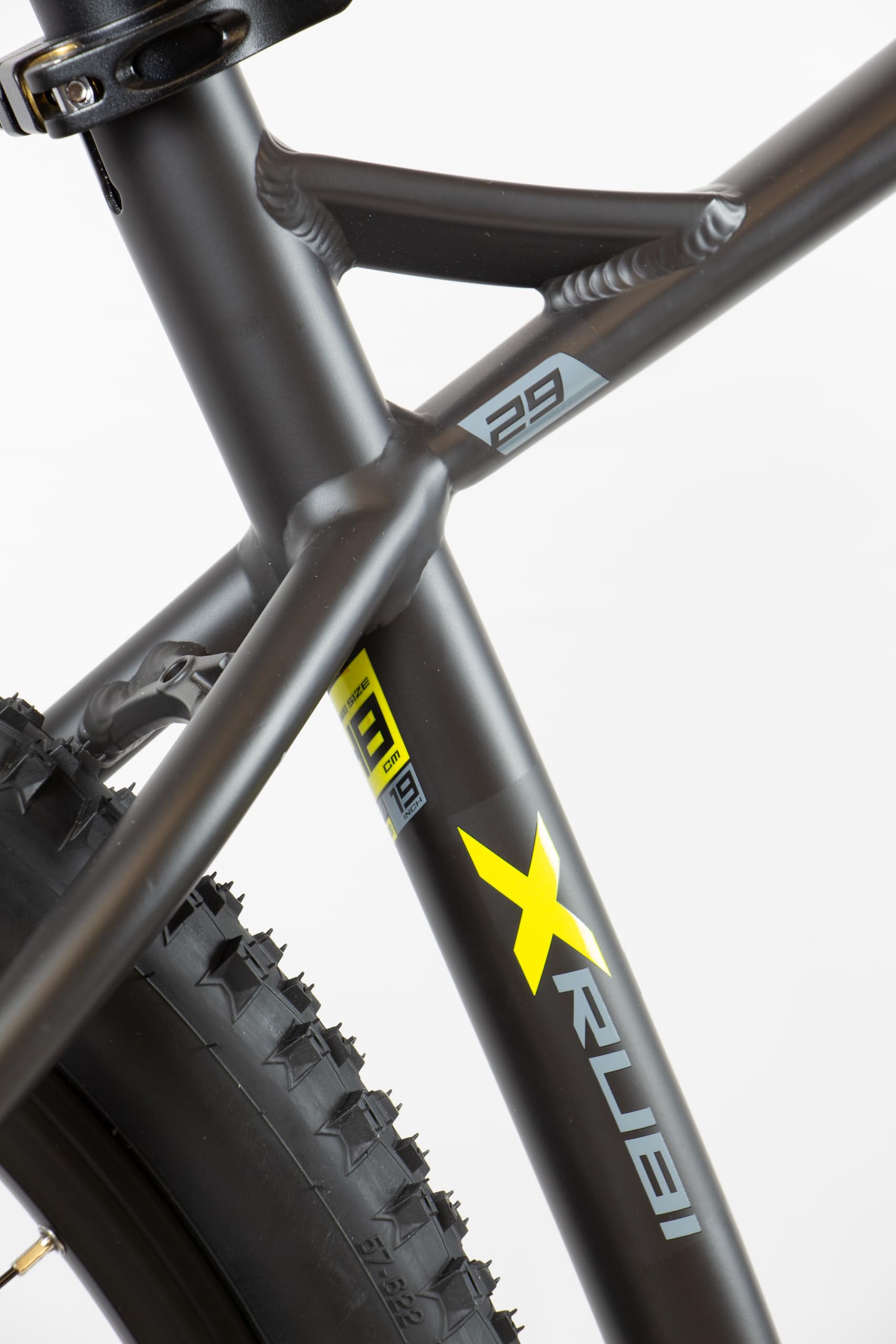 HEAD Unisex - Adult X-Rubi 3.0 Mountain Bike, Matt Black/Yellow