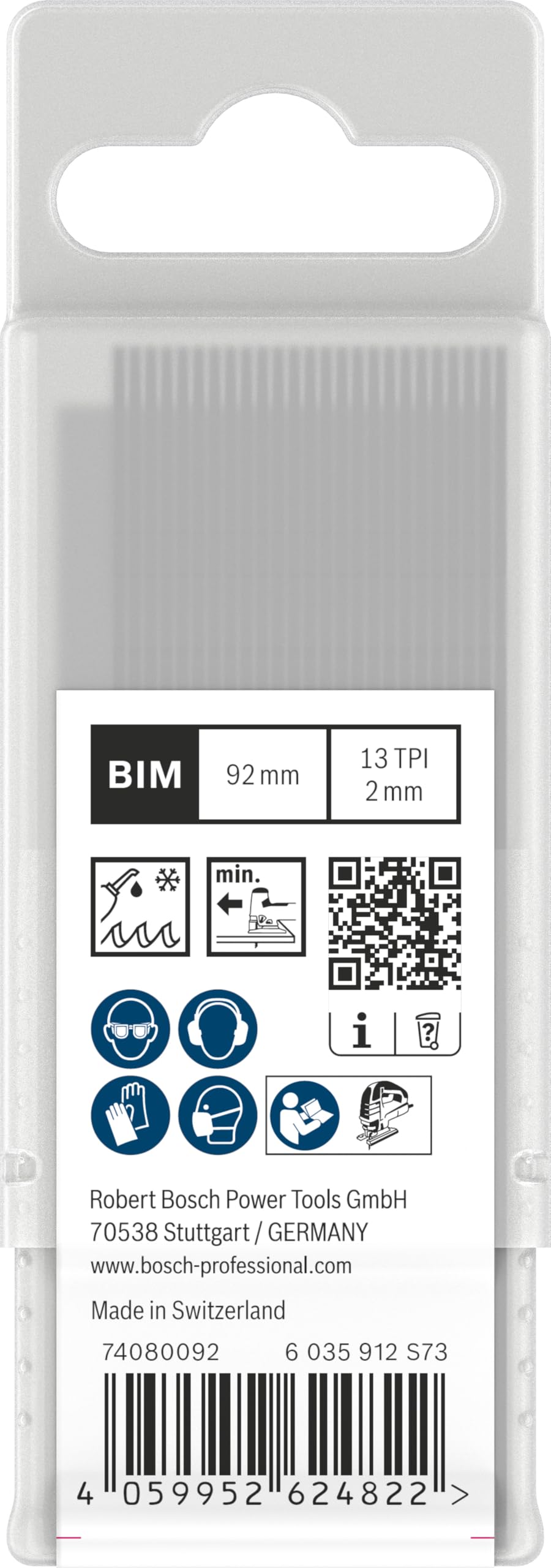 Bosch 25 x PRO Metal thick T121BFC brzeszczot do wyrzynarki (do blach stalowych, blach stalowych, długość 92 mm, profesjonalne akcesoria do wyrzynarki)