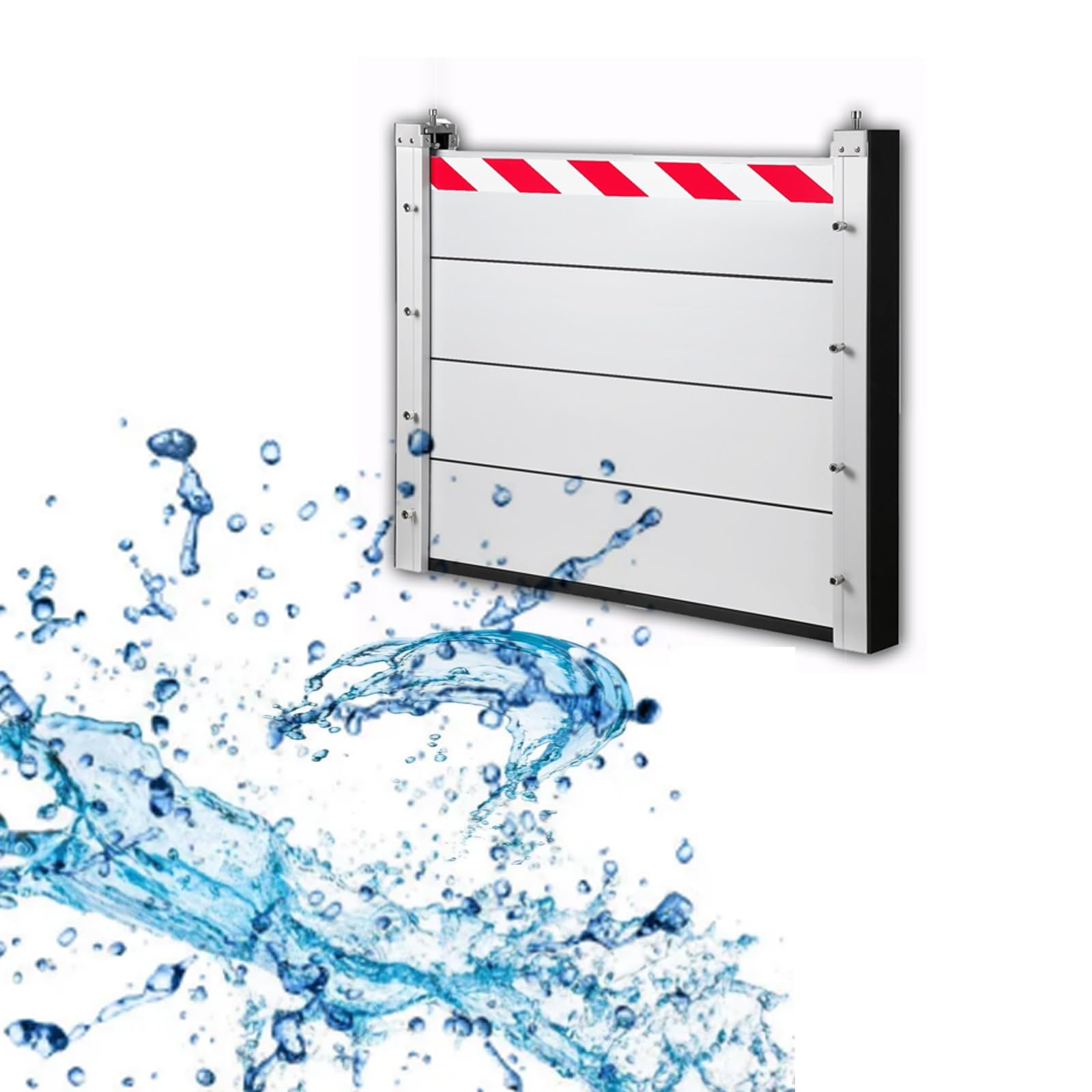 Barrière anti-inondation pour porte en alliage d'aluminium premium