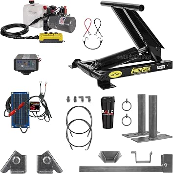 PH310 Hydraulic Scissor Hoist Kit, 3 Ton 6000 lb for 8-10 ft Dump Beds, Deluxe Kit