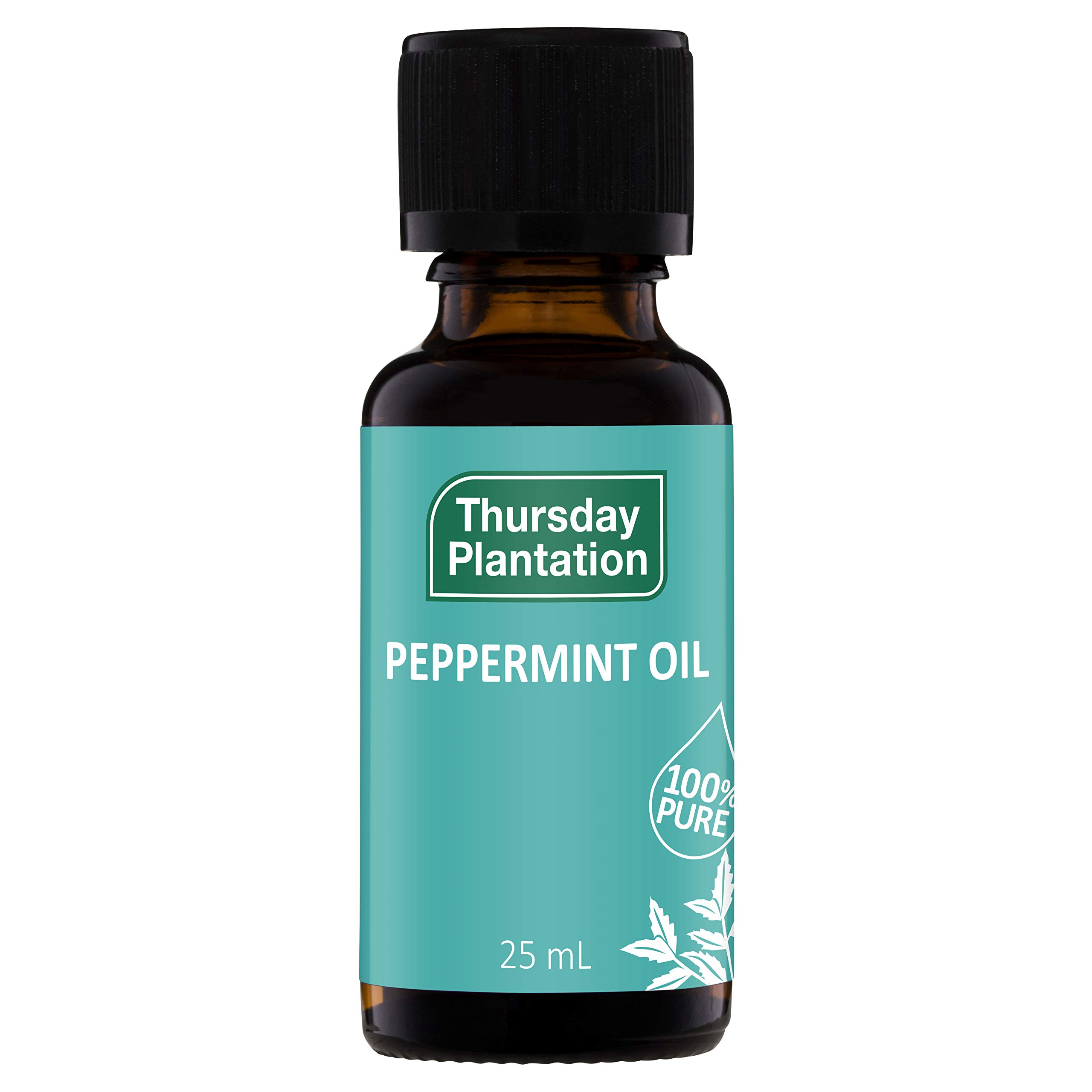 100% Peppermint Oil - for Relaxation and Temporary Relief of Tension and Headaches. 25mL