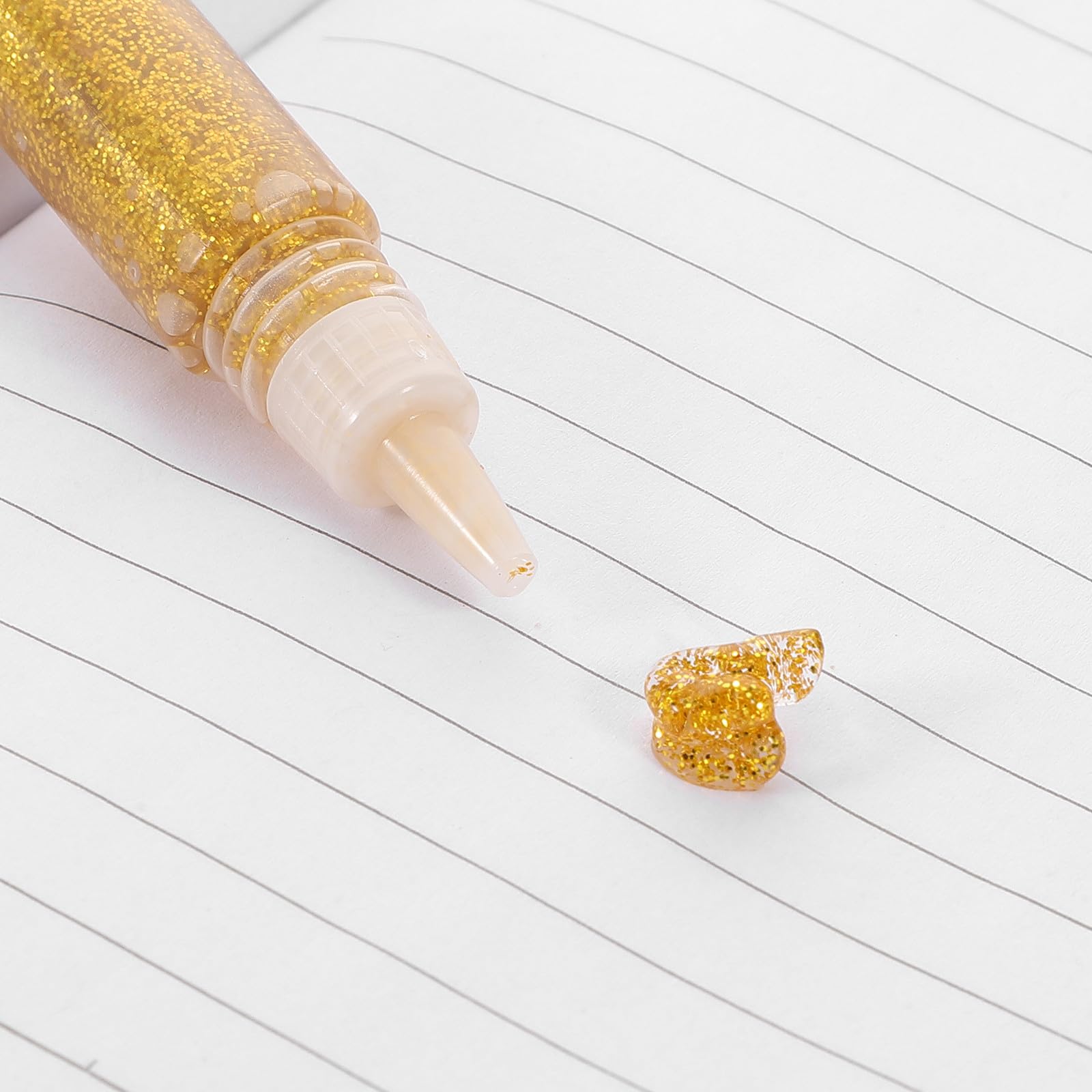 Gold Glitzerkleberstifte für Kinder 50 Stück für Bastelprojekte