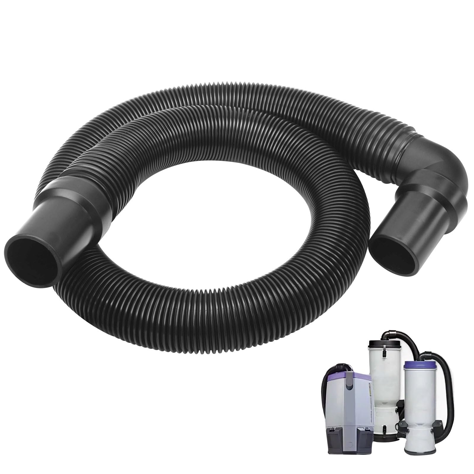 Photo 1 of 103048 107648 Backpack Vacuum Hose (1-1/2-inch Cuffs) Compatible with ProTeam Super Coach, Mode 6, and other Replacement Backpack Vacuum Hoses Part, Has an antistatic effect