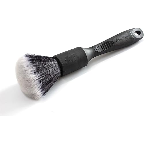 Maxshine Ever So Soft (ESS) Detailing Brush – Excellent Elastic Memory, Bend Recovery, Quality Rubber Handle, Gently Removing Dirt & Dust, No Scratches, 6.75(L) x 1.5(W)