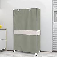 Vista 6 de Funda impermeable para estante de alambre resistente, protector de estantería de almacenamiento de garaje, ajuste universal de 30 x 14 x 62 Verde