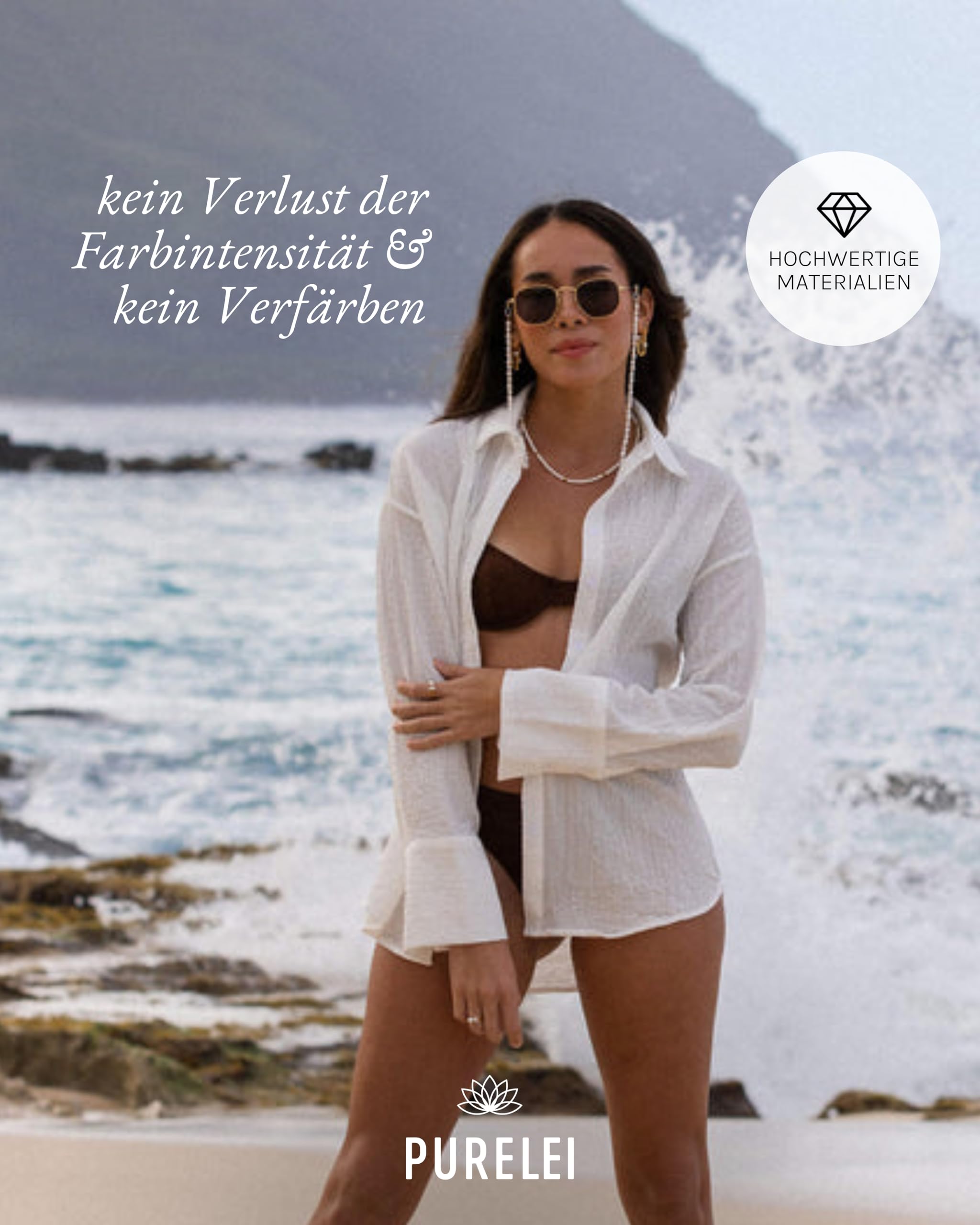 Purelei Finesse Armband, Damen Armband aus Edelstahl mit Süßwasserperlen, Wasserfestes Armband für Frauen mit kleinen Verzierungen, Lange verstellbar 16-19 cm