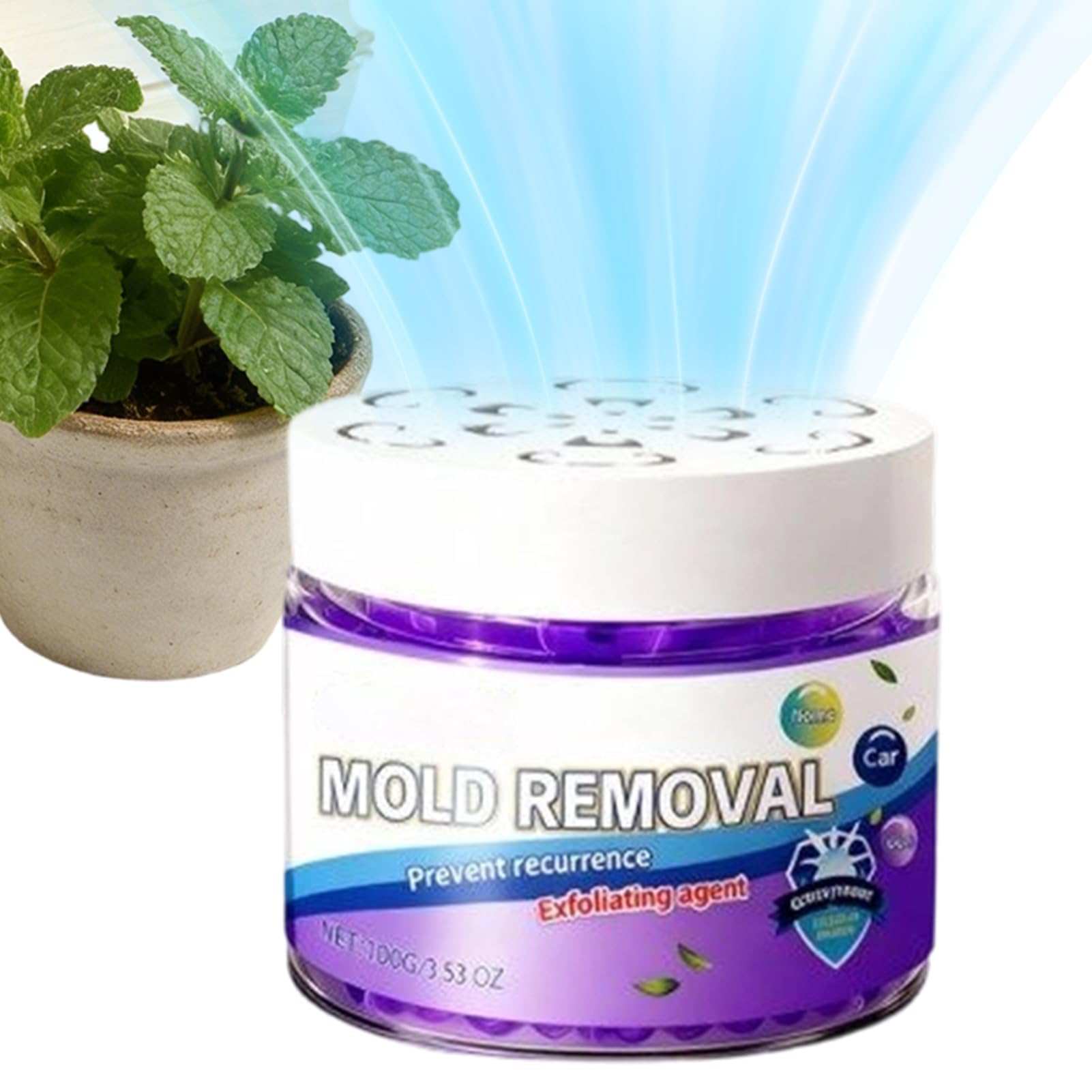 Muiltvoe Garage Air Purifier,Portable Odor Remover Box | Dust Removal Box,for Garage Nurseries Closets Kids Rooms Dormitory Hotel Apartment