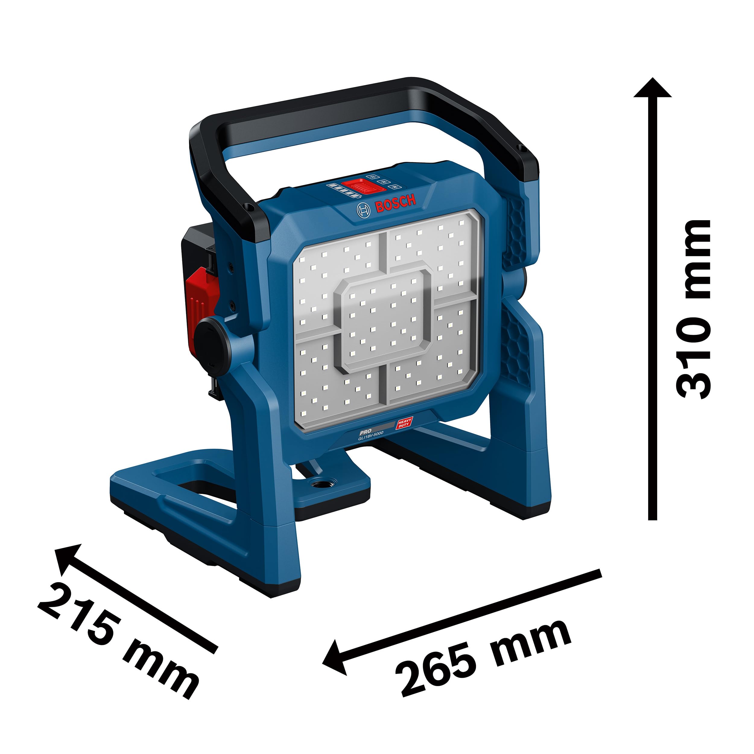 Bosch PRO 18V System Akku-Leuchte GLI18V-5000 (ohne Akku)