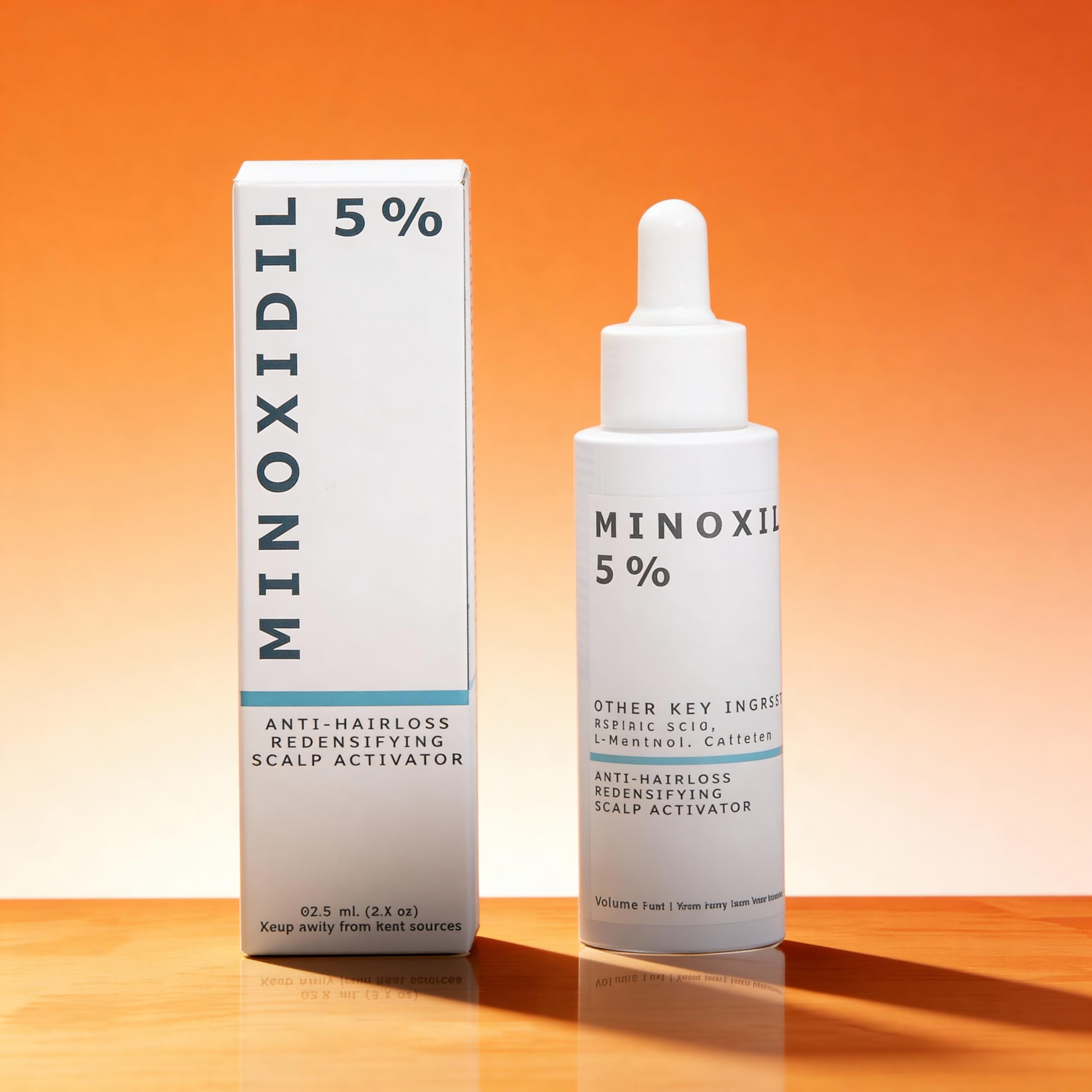 Minoxidil 5% Solution for Hair Growth - 2.1 fl oz (62 mL) - Revolution, for Men and Women