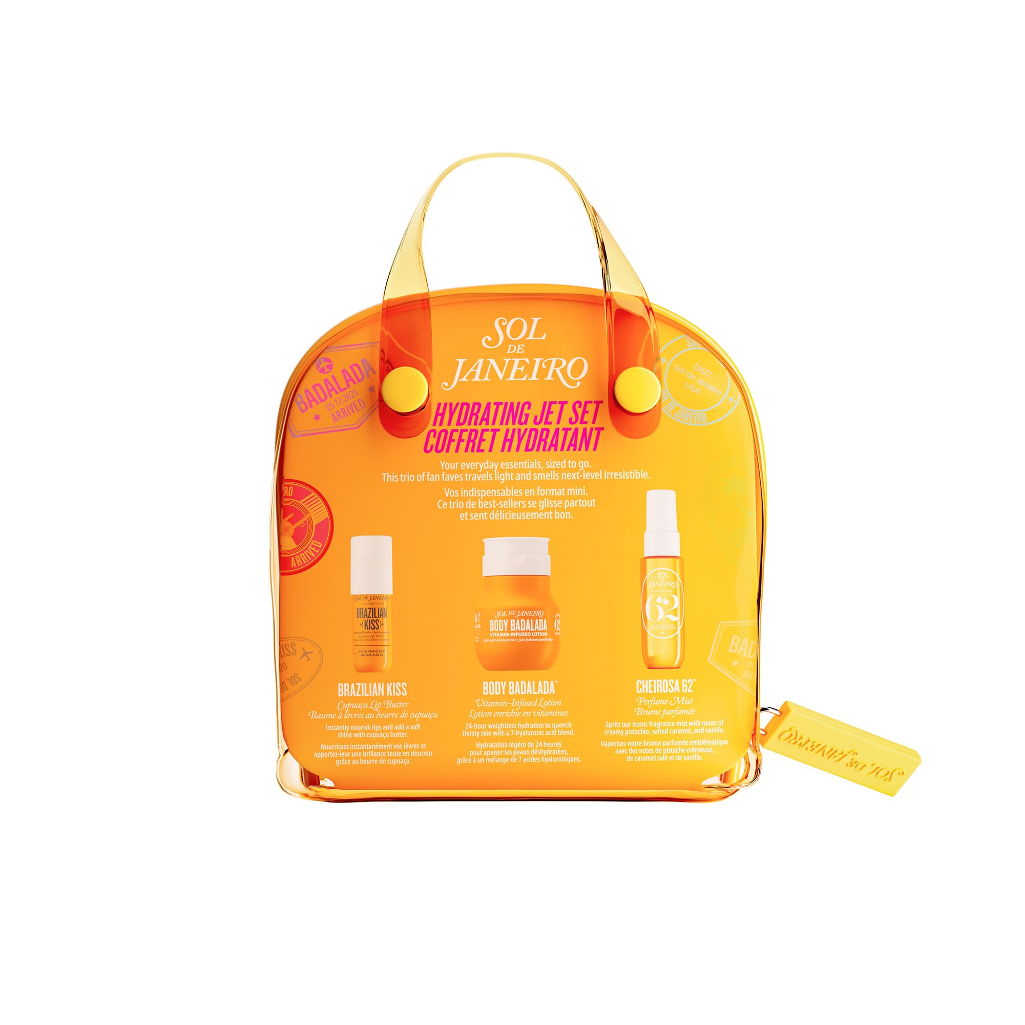 Sol de Janeiro Jet Set Cheirosa 62 Reise-Toilettenartikel | Hydration Jet Set, Hautpflege Beauty Minis