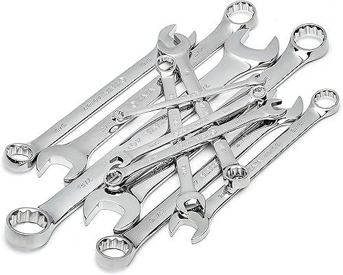 Miniatura 5 de SATA - ST09021SJ - Juego de llaves inglesas combinadas SAE, con exhibidor, totalmente de cromo pulido, de 14 a 78 pulgadas.