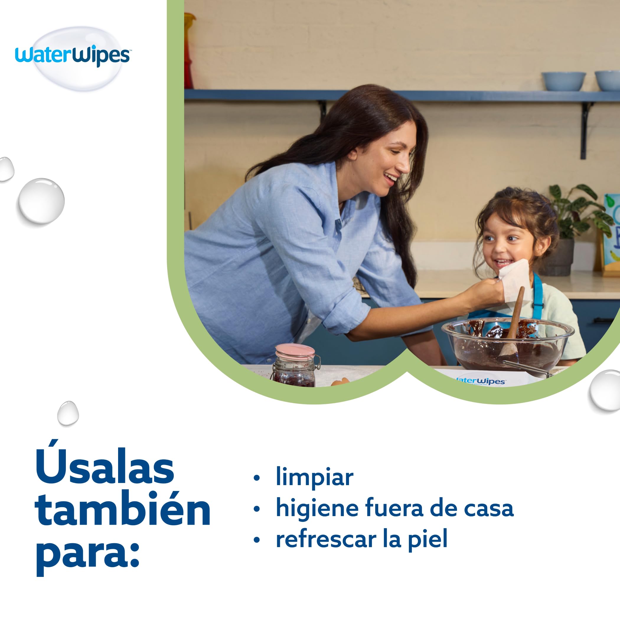 WaterWipes Sensitive+ Baby & Toddler Wipes, Toallitas Para Bebés y Niños Pequeños, 720 unidades (paquete de 12), 3 en 1 Limpia, Cuida, Protege, 99,9% Agua, Textura Limpia, Sin perfume