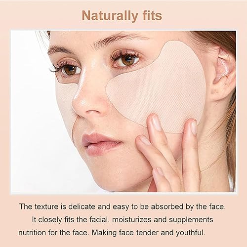 Miniatura 6 de 5 pares de parches faciales con protección UV, protector solar para ojos, golf, parches de protección solar, anti-sudor, hidratantes, adhesivos de