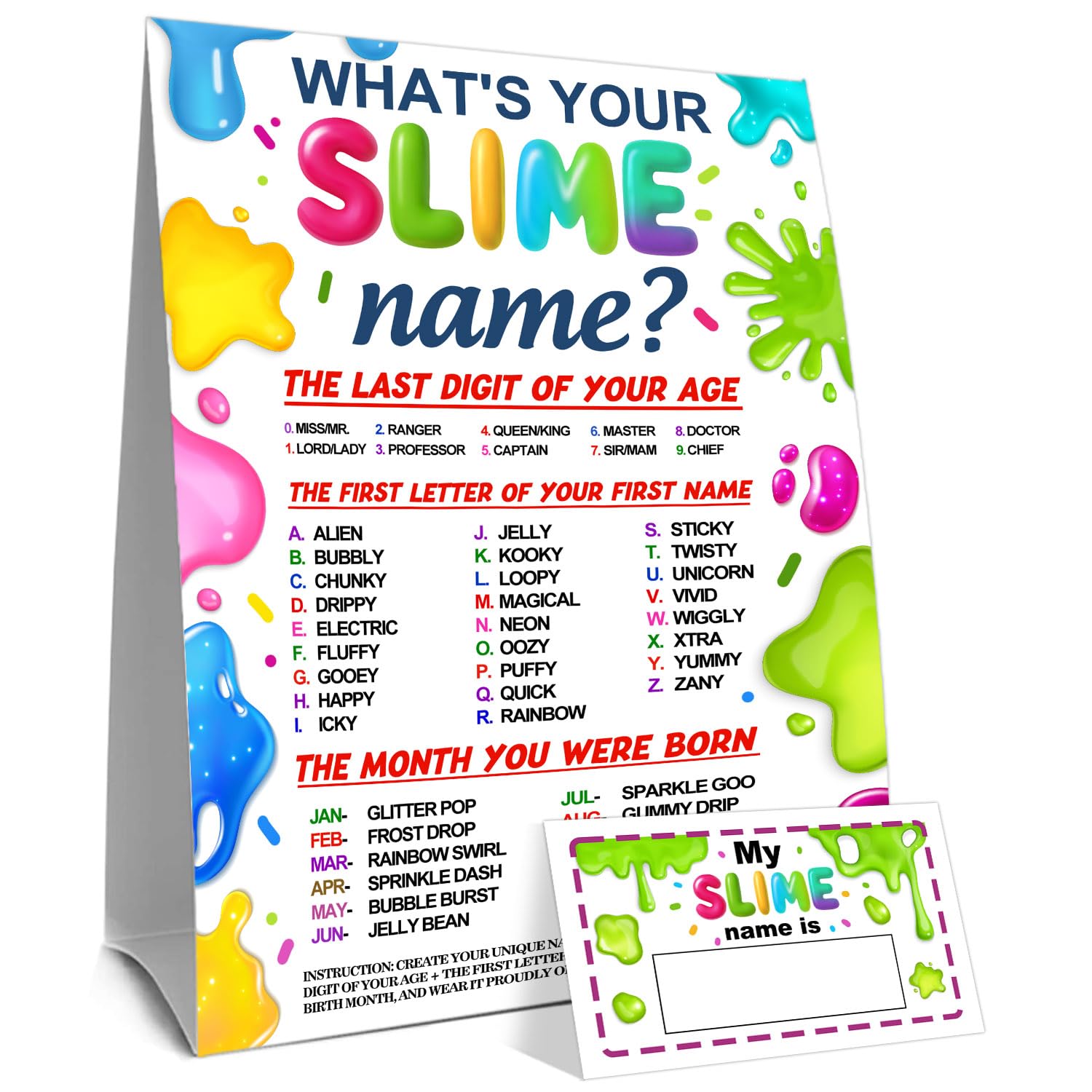 Birthday Party Activity Card Set, Fun Theme Party Decor with Name Sign and Decorative Stickers, Guest Interaction Table Decor for Adult Birthday Celebrations